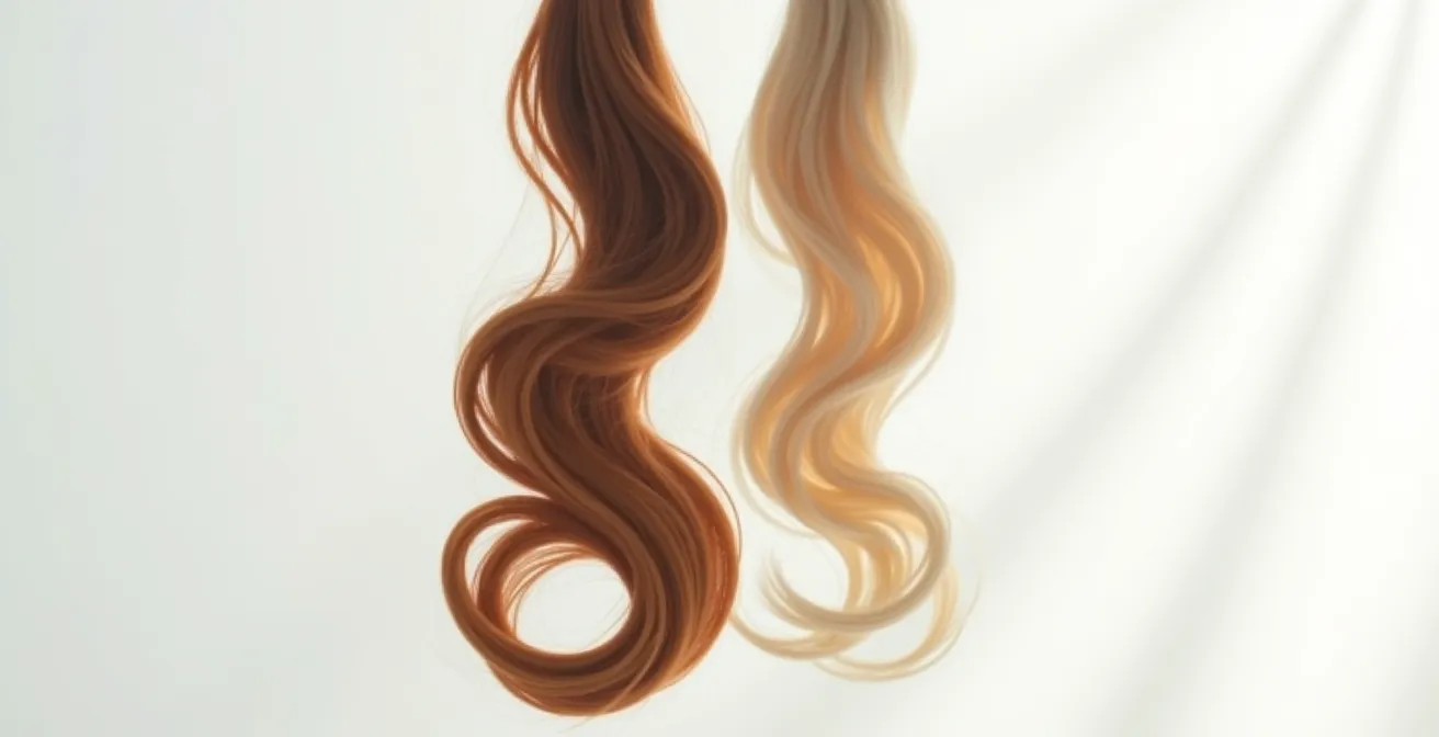 Balanza visual mostrando el equilibrio perfecto entre los tratamientos de proteína y los de hidratación para un cabello sano.