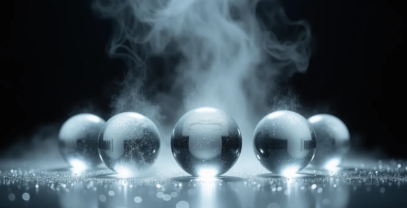 Demostración visual del efecto Leidenfrost en la fibra capilar